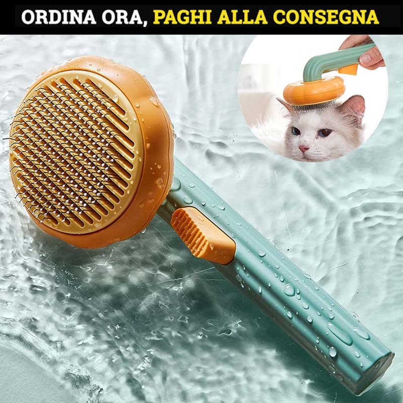 Spazzola Per Toelettatura Automatica Per Gatti, Più Morbida Per Gatti Con Spazzola Per Gattini E Gattini, Strumento Per La Toelettatura Del Viso, Per Gattini, Cuccioli, Gatti Automatici E Groomer - Foto 7